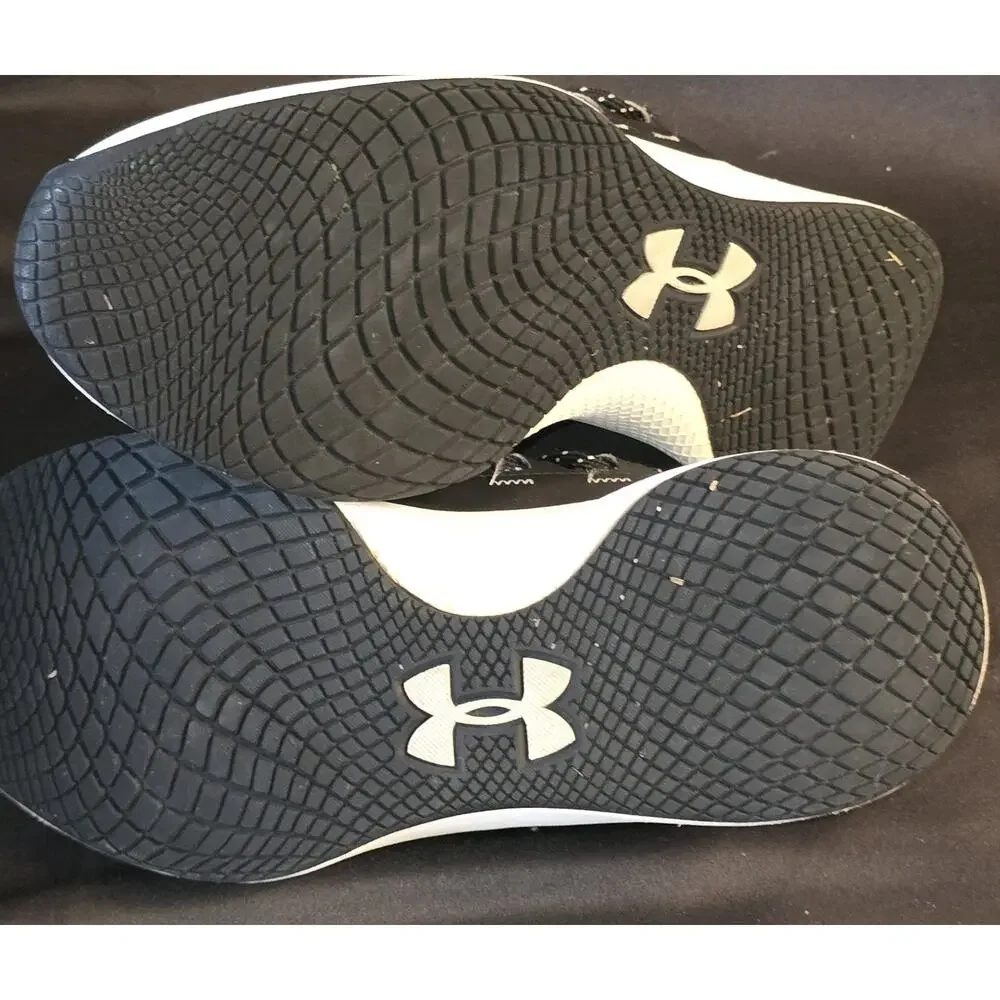 Under Armour Charged Breathe Womens Black Sz 8.5 Running Shoes 3022584-001 *READ